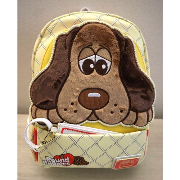 Loungefly PUPBK0001 Hasbro Pound Puppies Plush Mini Backpack & Card Holder - Picture 2 of 12